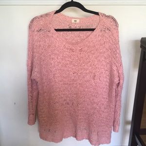 Comfy pink sweater